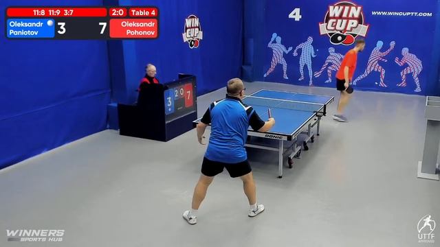 21:30 Oleksandr Paniotov 2-3 Oleksandr Pohonov  South 5 WIN CUP 16.11.2022 | TABLE TENNIS WINCUP