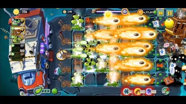 PvZ 2, Penny's Pursuit: Event 98, Zomboss (Week 121), Extra Hot (3 Chilies), Free Plants Only