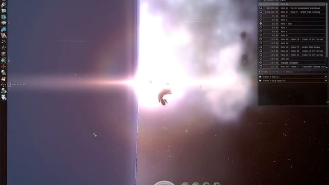Eve Online Tristan Flies to planet