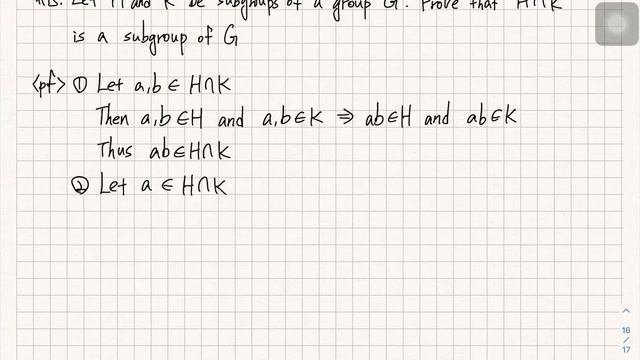Let H And K Be A Subgroups Of A Group G. Prove That H∩K Is A Subgroup Of G.