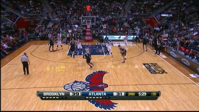 Mirza Teletovic 3 PTS 3 Rebounds 1 Assist, BKN@ATL 03/09/2013