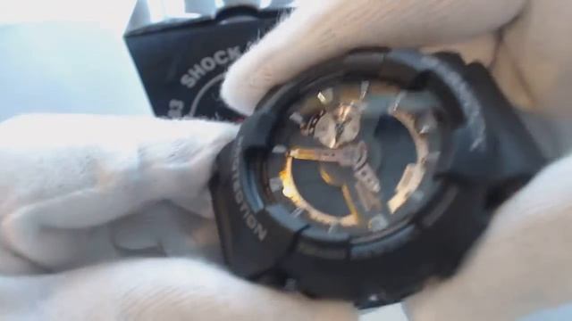 Men's Black Casio G Shock Ana Digital Watch GA110RG-1A
