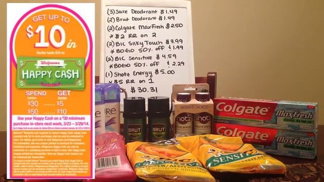 Walgreens Deals 03/16/14: Saved $44.17 - Spent $1.54!