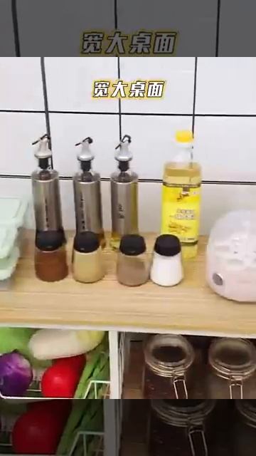 廚房收納置物架落地多層微波爐烤箱多功能櫥櫃蔬菜鍋具櫃子儲物櫃