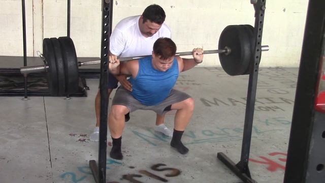 Drew Webster - 5 RM Back Squat