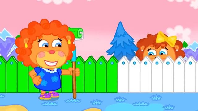 Мультики для Детей,  Котятки для детей приключения в бассейне
