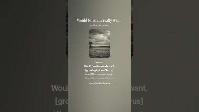 Would Russians really want a war? (Eduard Kolmanovsky; Yevgeny Yevtushenko) grow