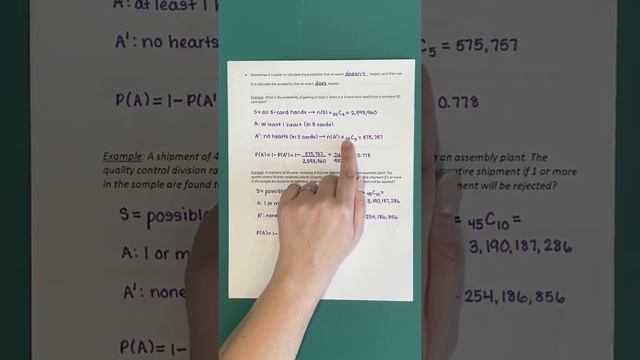 8.2 - Union, Intersection, and Complement of Events - Odds