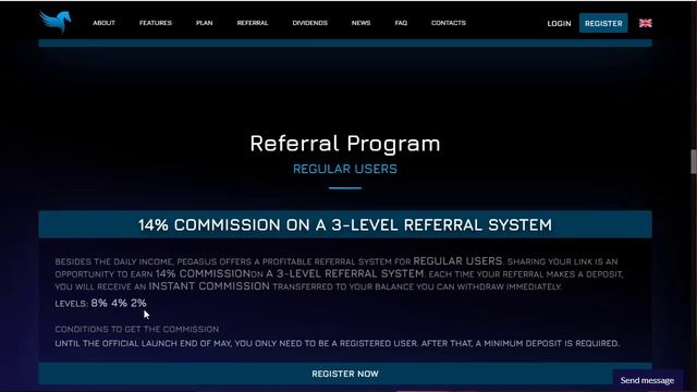Pegasus Review: 1.5% a day, 300% ROI MLM crypto Ponzi