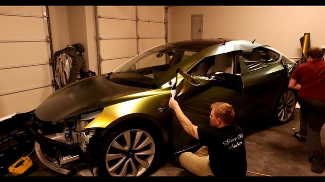 Avery Dennison Satin Fresh Spring  | Tesla Model 3 Performance