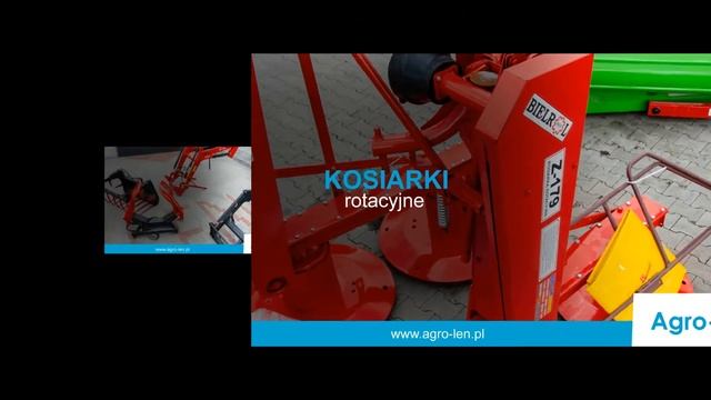 Maszyny rolnicze brony talerzowe kosiarka rotacyjna Zielona Wieś Agro-Len Maszyny