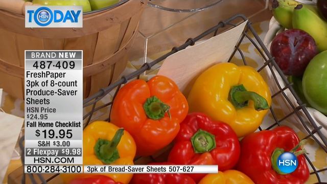 FreshPaper 3pack of 8count ProduceSaver Sheets