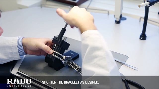 Adjustment of Links of Rado watch for men / Rado watch bracelet adjustment / Original Rado chain