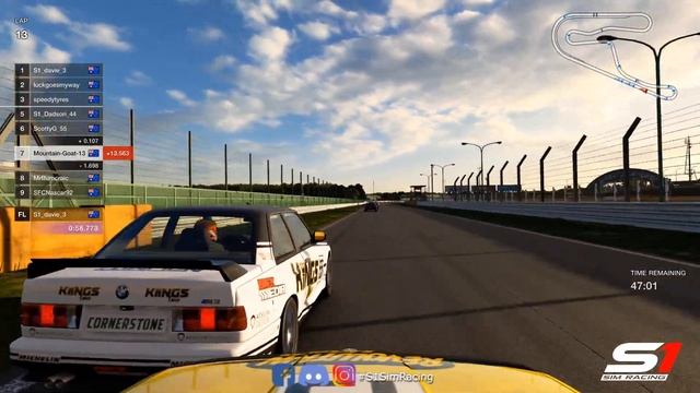 S1 Sim Racing Presents - Tsukuba Circuit E30 M3 1 Hour