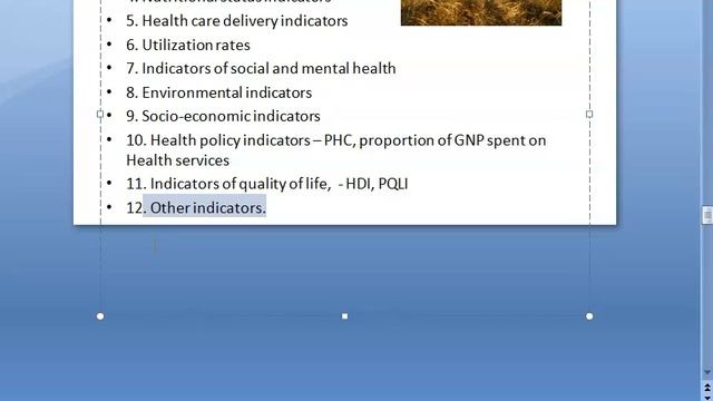 PSM 023 Health Indicators Core 100 index SPECIAL INDICATORS SERIES Compare Health  Communities