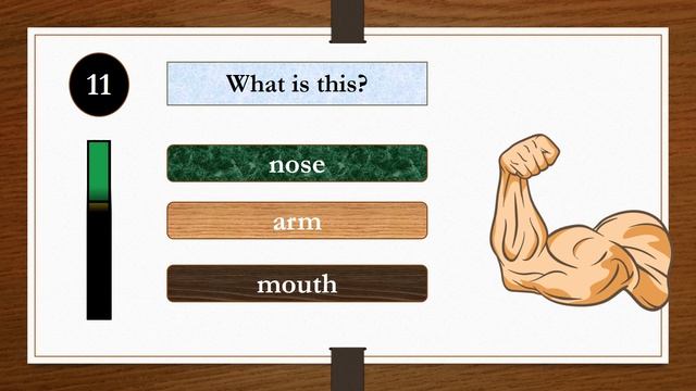 Body Parts - Level A  + PDF - Vocabulary Exercise with answers - Easy English Lesson