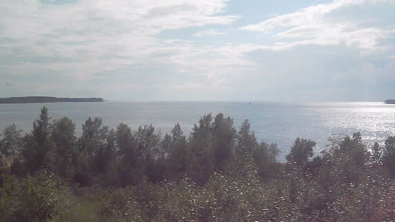 Электропоезд ЭД4М-0240. Покатушки от Сеятеля в сторону Бердска.