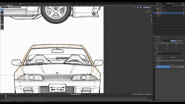 High Poly Car modeling in blender