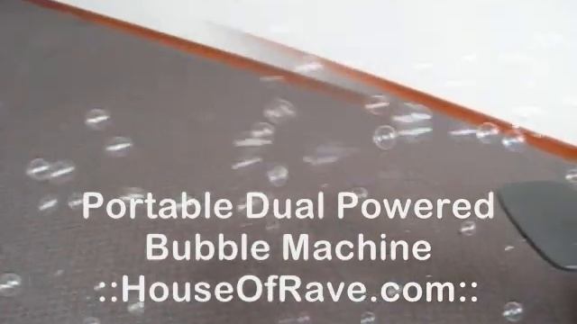 Portable Dual Powered Bubble Machine HouseOfRave.com