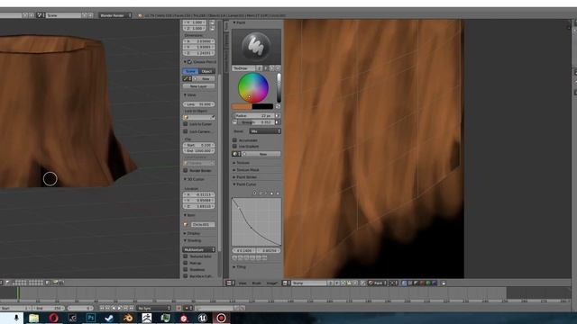 (UE4)Speed Modeling Stylized Stump