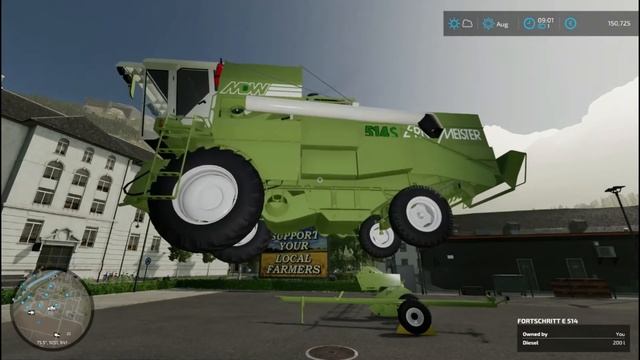 FS22 Old Combine Harvesters/ FORTSCHRITT E 514