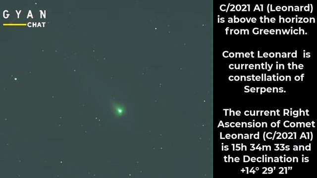 Comet Leonard 2021 Live 🔴 Comet Leonard c2021 a1 | Southern Hemisphere | Gyan Chat |