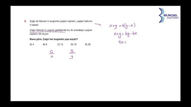 TYT Problemler 5. Deneme Çözümleri