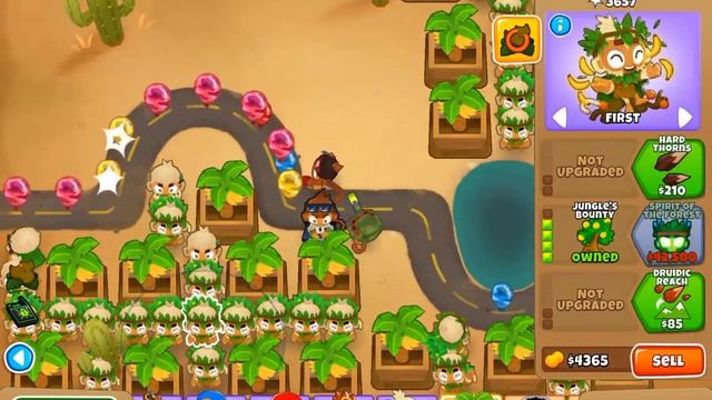 Bloons TD 6 - Vengeful True Sun God at round 62! New Income Strategy