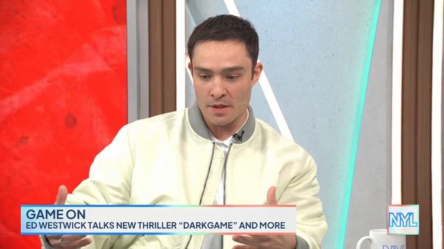 Ed Westwick On New Thriller “DarkGame” & Where Chuck Bass Would Be Today | New York Live TV