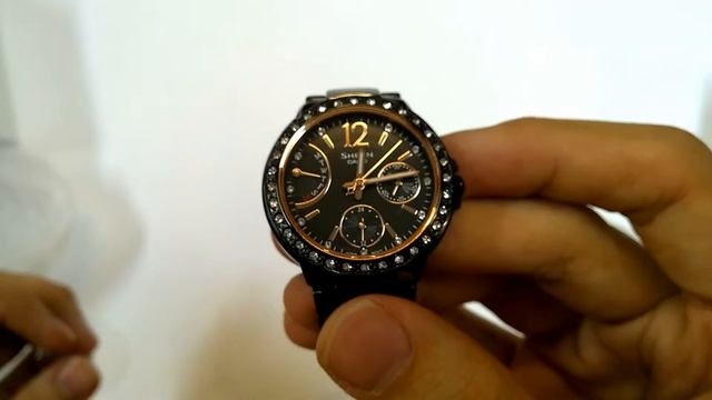 CASIO SHEEN WATCH SHE-3805B-1AUDR UNBOXING