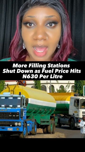 Petrol pump price hits N630/litre as more filling stations shut down #breakingnews #explorepage