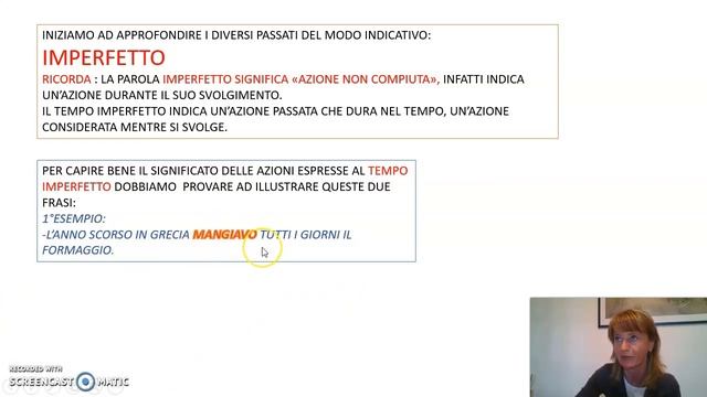 L'imperfetto