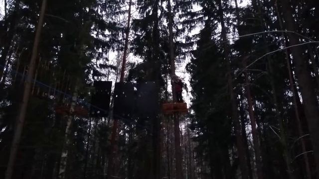 Панда парк - Сколково [13.12.15] - Спуск Оли и Димона