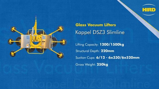 Kappel DSZ3 Slimline - Glass Vacuum Lifter from Hird