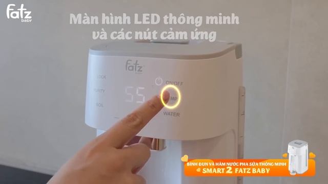 Đã tìm thấy chiếc BÌNH ĐUN NƯỚC trong mơ của mẹ bỉm | BÌNH ĐUN & HÂM NƯỚC PHA SỮA SMART2 | FATZBABY