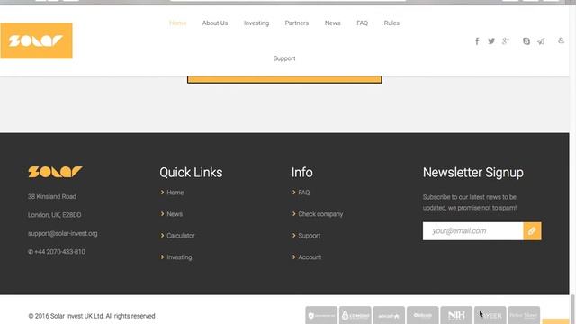 Solar Invest: обзор и отзывы от Profvest.com (+7% бонус)
