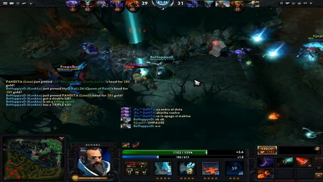 Dota 2 BehappyxD Kunkka