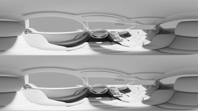 Autodesk Maya - 360° Stereo Interior - Render