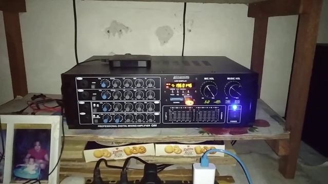 Ampaudio q88 150w×2 amp 配 denn dfs 10 一对喇叭