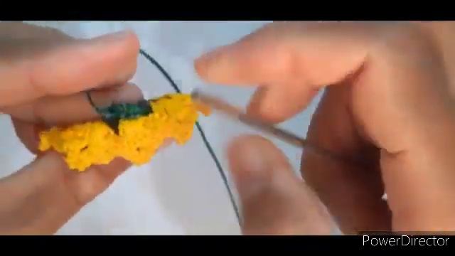 Girasol de crochê ímã de geladeira (veja o passo a passo)
