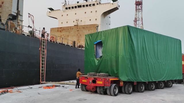 75MT MACHINES ON BREAKBULK VESSEL || TANDEM OPERATION || SEATRANS PROJECTS