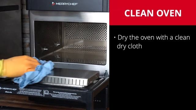 Merrychef eikon e2s, high speed oven, Cleaning Video