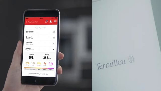 Terraillon Nutritab Connected Kitchen Scale (English)