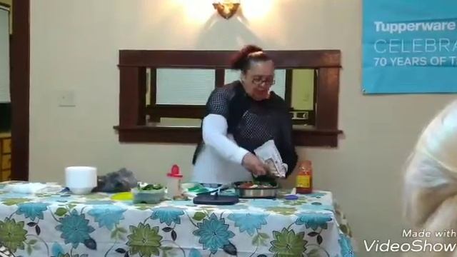 The Tupperware MicroPro Grill - Spinach Ravioli