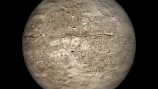 Rotation 3D De Miranda, Satellite De La Planète Uranus