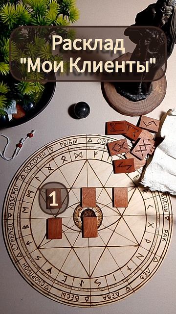 Рунный расклад "Мои  Клиенты" #shorts