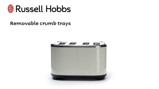 Legacy 4 Slice Toaster Cream 360° RHT445CRM - Russell Hobbs