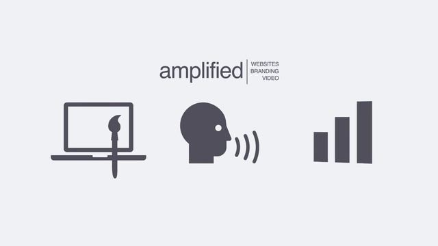 Amplified - Motion Graphics video with animated Icons