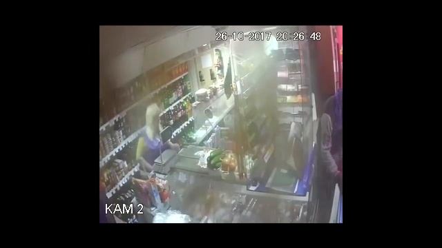 Ограбление магазина в Мирном