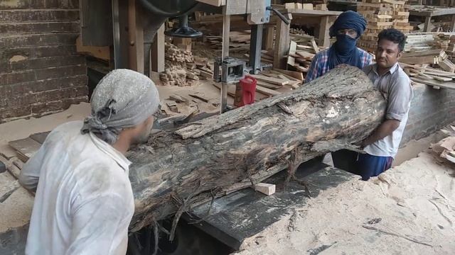 A sawmill in India